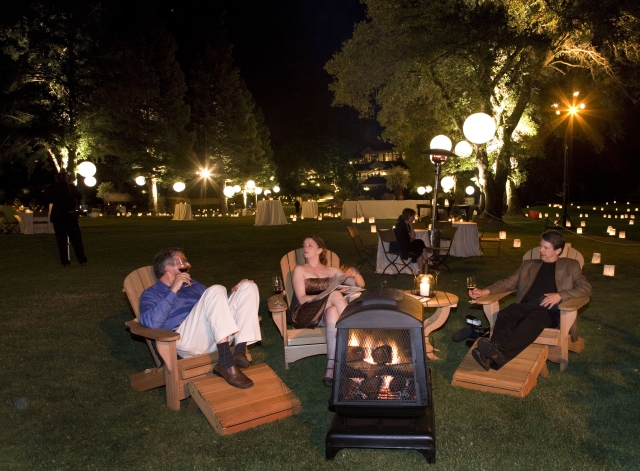 Adirondack furniture night