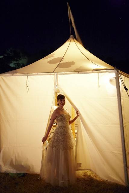 hello lucky bridal tent