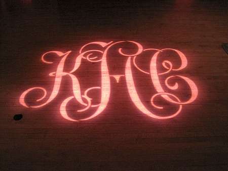 menlo circus club monogram gobo